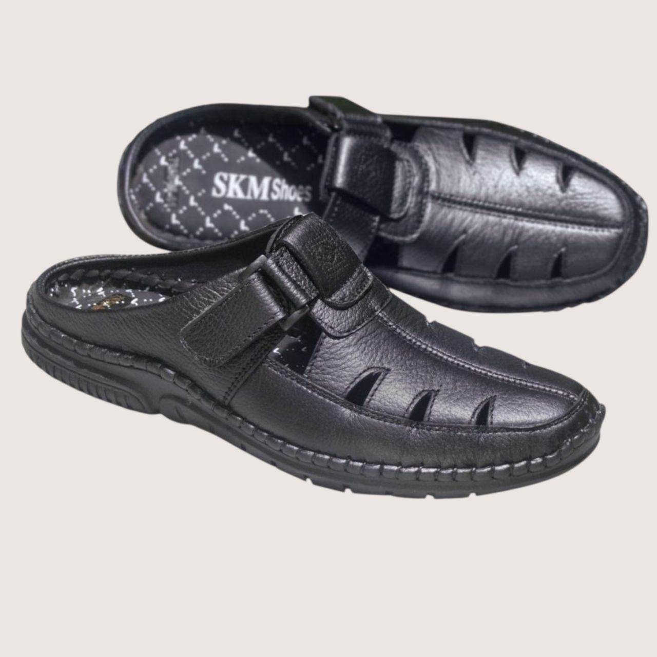 Stylish Genuine Leather Half Sacchi Sandal Stylish Genuine Leather Half Sacchi Sandal
