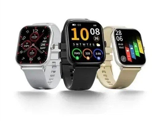 Three different modern smartwatches with colorful digital interf Weofly Active 2 Smartwatch
