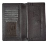 Leather Document Folder Long Wallet