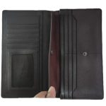 Leather Document Folder Long Wallet