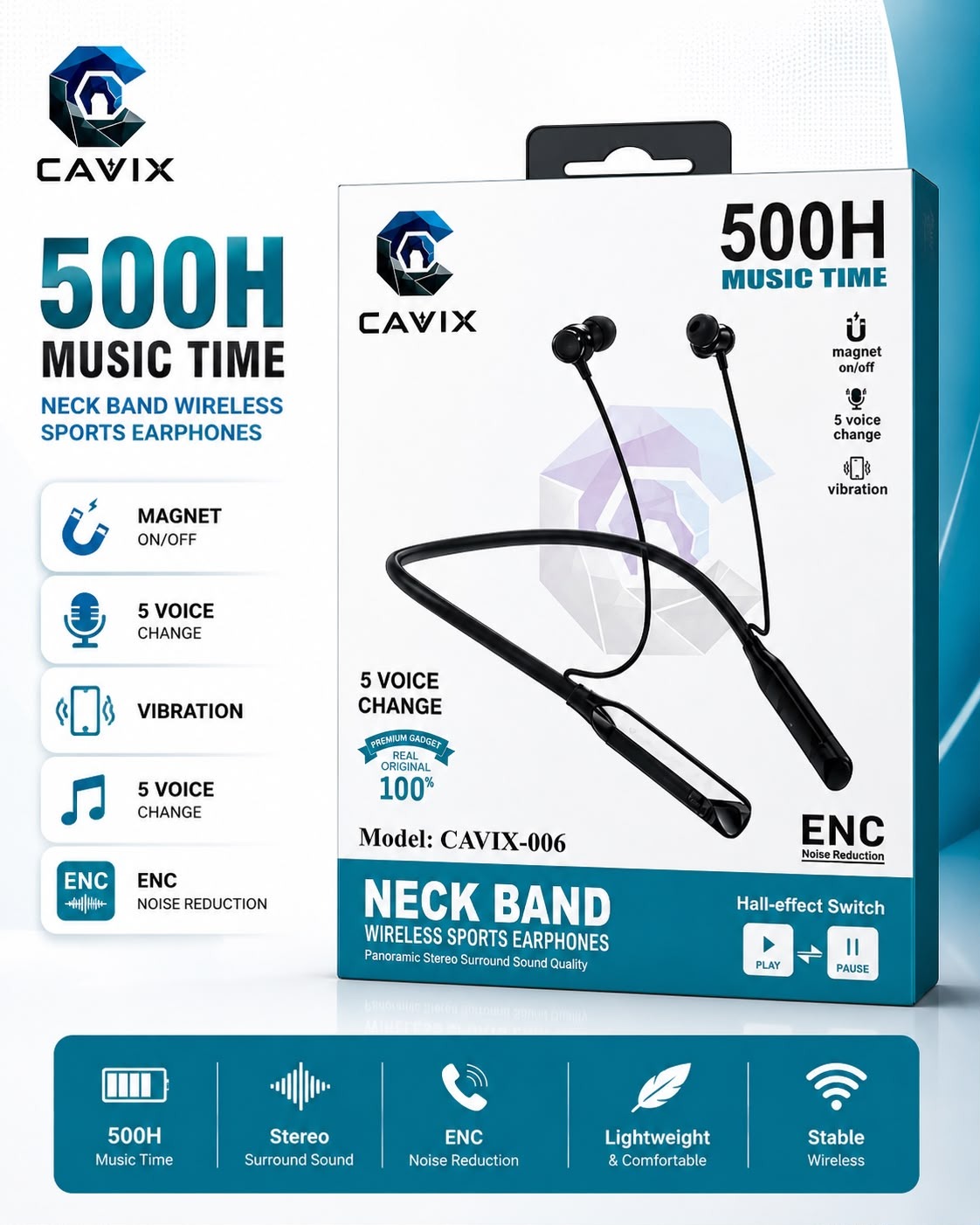 CAVIX-006 500H neckband CAVIX-006 500H neckband