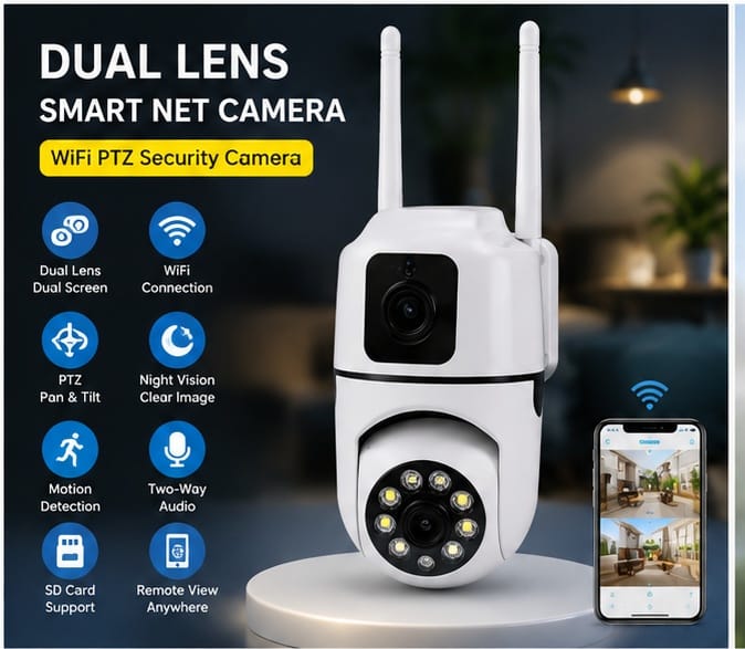 Dual Lens Smart Net Camera