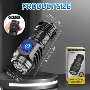 Rechargeable LED Flashlight – 5 Lighting Modes